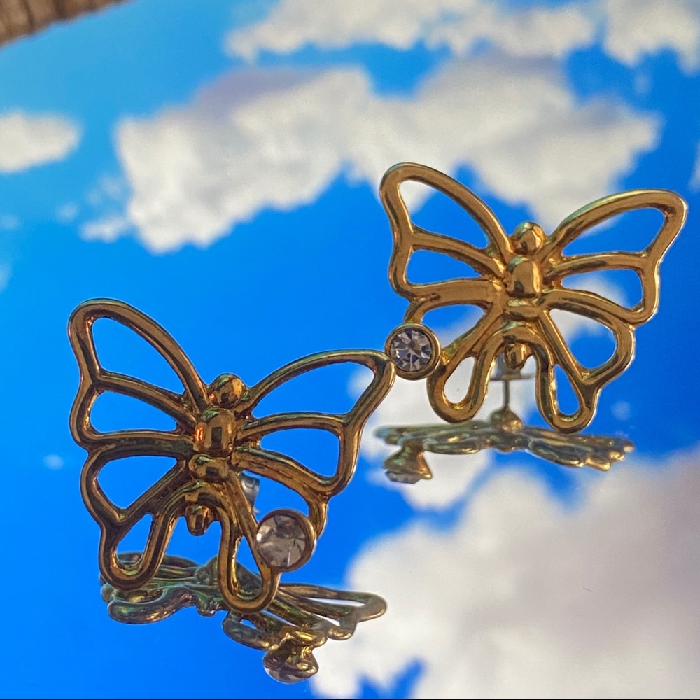 butterfly earrings :)